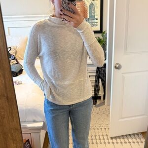 Elegant Cream Long Sleeve Top